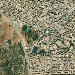 ’Aïn el Turk map(satellite map)