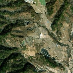 Geochang-gun map(satellite map)