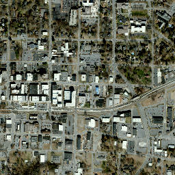 Hickory map(satellite map)