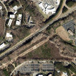 Satellite view of Lochmere Golf Course