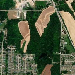 Carroll Tennessee High Resolution Satellite Map