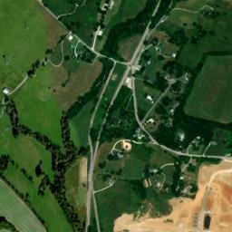 Carters Creek Tennessee High Resolution Satellite Map