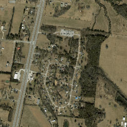 Elils Ranch Acres Tennessee High Resolution Satellite Map