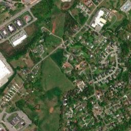 Green Valley Tennessee High Resolution Satellite Map