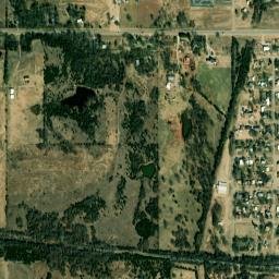 Sante Fe Avenue Davenport OK High Resolution Satellite Map