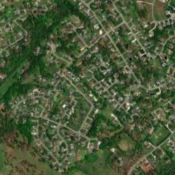 Oxford Hills Tennessee High Resolution Satellite Map