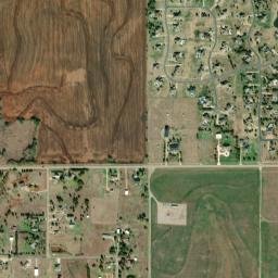 6524 Coffee Creek Rd Edmond OK High Resolution Satellite Map