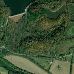 Fikes Mill Tennessee High Resolution Satellite Map