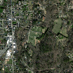 Weaverville map(satellite map)