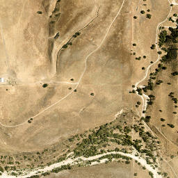 Bern California High Resolution Satellite Map