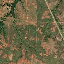 Roger Mills County map(satellite map)