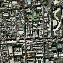 Kōtō-ku map(satellite map)