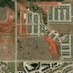 N.W. Oklahoma County, Oklahoma City, OK High Resolution Satellite Map