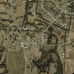 Midland Tennessee High Resolution Satellite Map