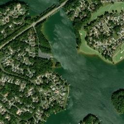 Burton Mill Tennessee High Resolution Satellite Map