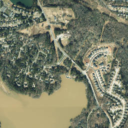 5660 Sunset Lake Road Holly Springs NC High Resolution Satellite Map