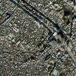 Meguro-ku map(satellite map)