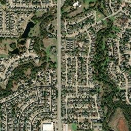 17737 Clove Hill Place, Edmond, OK 73012 High Resolution Satellite Map