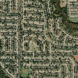 1024 S Hunters Glen Cir Edmond OK High Resolution Satellite Map