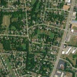 Hardy Acres Tennessee High Resolution Satellite Map