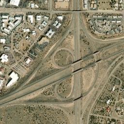 690-698 Rodeo Road, Santa Fe, NM 87505 High Resolution Satellite Map