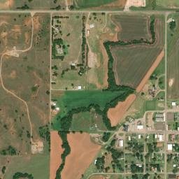 Whiteshield Street, Hammon, OK 73650 High Resolution Satellite Map