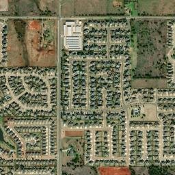 5198-5602 Northwest 164th Street Oklahoma City High Resolution Satellite Map