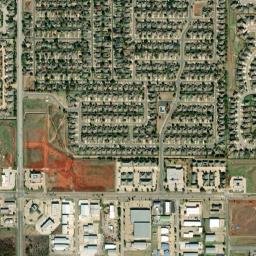 2509-2513 Redwood Ln Edmond OK High Resolution Satellite Map