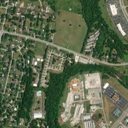 Maury County map(satellite map)