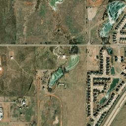 9300 Northwest 134th Terrace Yukon OK High Resolution Satellite Map