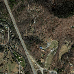Cove Creek map(satellite map)