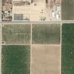 Semitropic California High Resolution Satellite Map