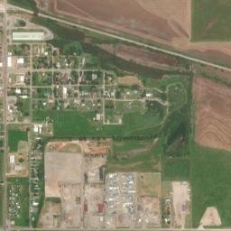 Sherk St Calumet Oklahoma High Resolution Satellite Map