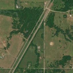 10901 Oktaha Road, Oktaha, OK 74450 High Resolution Satellite Map