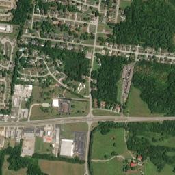 Creek Side Tennessee High Resolution Satellite Map