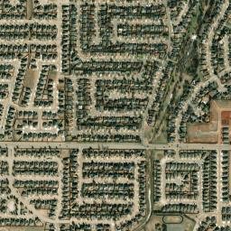 8612 Northwest 112th Street Oklahoma City High Resolution Satellite Map