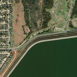 4601-4671 N Lake Hefner Dr Oklahoma City OK High Resolution Satellite Map