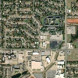 10400 Vineyard Blvd The Village OK High Resolution Satellite Map