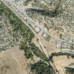 Cambria Pines California High Resolution Satellite Map