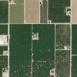 16077 Magnolia Avenue Wasco CA High Resolution Satellite Map