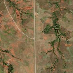 U.S. 283, Black Kettle National Grassland, Cheyenne High Resolution Satellite Map