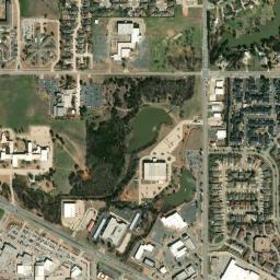 Satellite view of Lake Hefner Golf Course