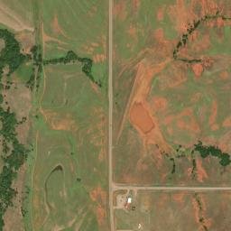 Highway 34, Hammon, OK 73650, USA High Resolution Satellite Map