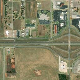 1400 North Airport Road, Weatherford, OK High Resolution Satellite Map