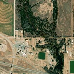 Historic U.S. 66, Calumet, OK 73014 High Resolution Satellite Map