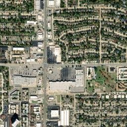6605 N Ross Ave Oklahoma City OK High Resolution Satellite Map