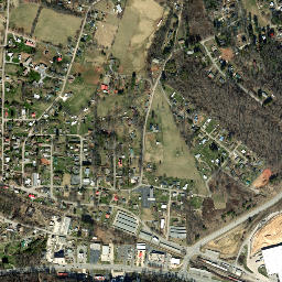 West Canton map(satellite map)