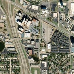 Northwest Expressway Service Road Oklahoma City OK High Resolution Satellite Map