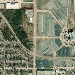 2201-2299 Northeast 52nd Street Oklahoma City OK High Resolution Satellite Map