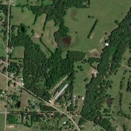 Woodland Arkansas High Resolution Satellite Map